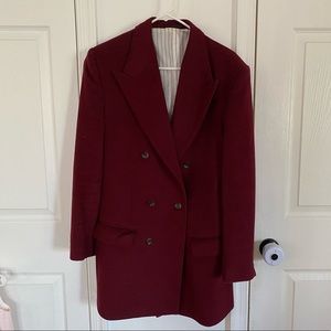 suitable mens burgundy size medium peacoat